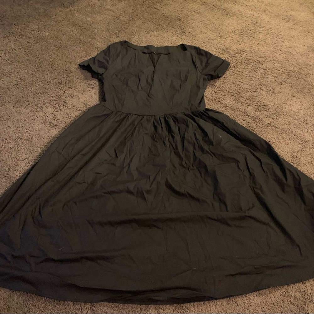 Solid Black Vintage dress